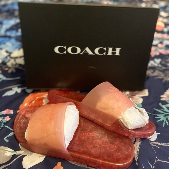 Coach Pink Slides! - Picture 1 of 1